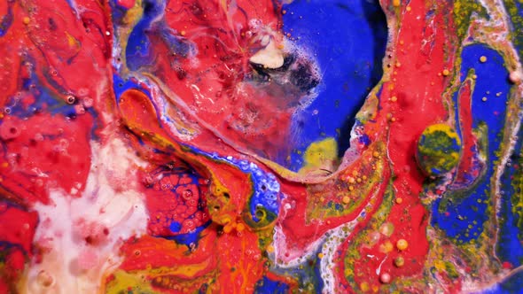 Abstract Colorful Background Made of Acrylic Paint alt