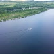 Aerial Drone View of the River in Summer - VideoHive Item for Sale