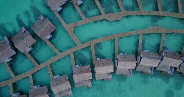 Wide angle aerial abstract view of a summer white paradise sand beach and blue sea background in vib