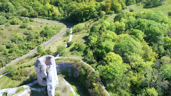 Chateau Gaillard Castle, Les Andelys, Normandy, France