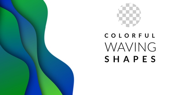 Fluid Colorful Waving Shapes