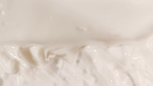 Liquid Cream White Cosmetic Texture