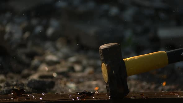 Glass bottle smashed in ultra slow motion 1500fps - BOTTLE SMASH PHANTOM 