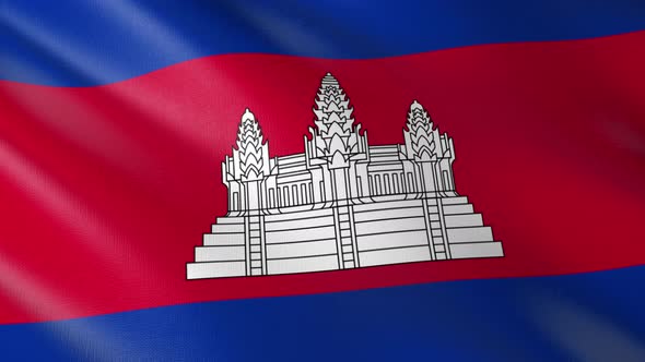 Flag of The Cambodia