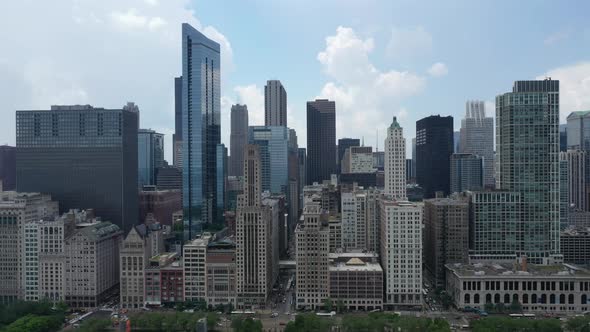 Chicago Cityscape in Summer