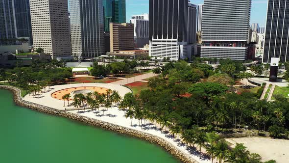 Miami Downtown Bayfront Park Biscayne Bay