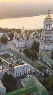 KyivPechersk Lavra in the Morning at Sunrise