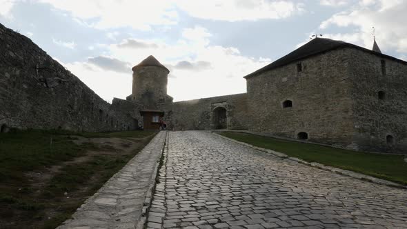 Alley leading to Kamianets-Podilskyi Castle