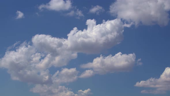 Clean Sky Summer White Clouds