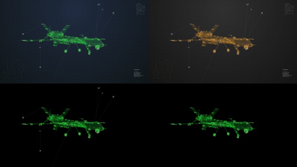 Military Drone HUD