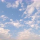 Time lapse of clear blue sky with white fluffy clouds at noon. Day time. Abstract nature - VideoHive Item for Sale