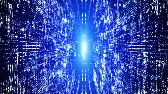 Particles And Digital Data Network alt