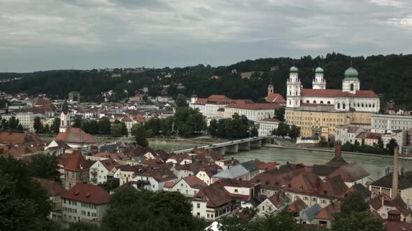German port town on Danube river 2