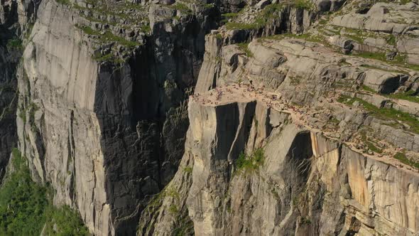 Pulpit Rock Preikestolen Beautiful Nature Norway