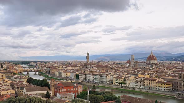 Hyperlapse of Florence Old Town