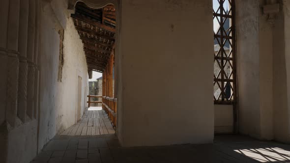 Corridor at Khotyn Fortress