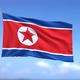 Flag of North Korea waving in the sky - VideoHive Item for Sale