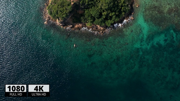 AH - Snorkelling on The Sea Footage 01