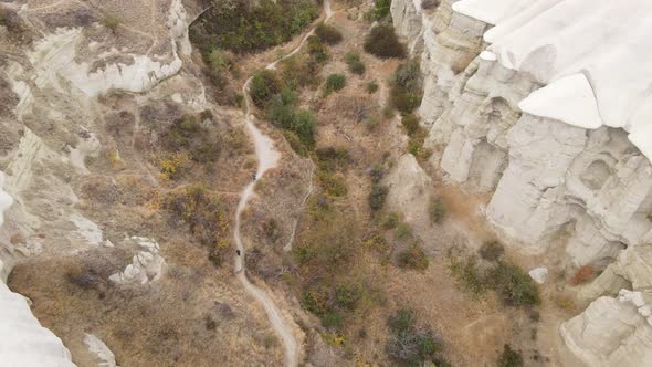 Aerial View Cappadocia Landscape