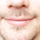 Lips Of Smiling Young Man - VideoHive Item for Sale