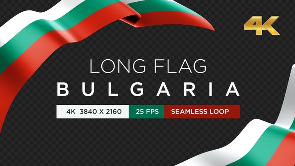 Long Flag Bulgaria