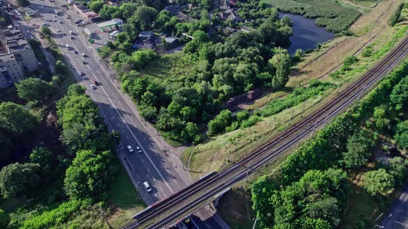 Junction Intersection for Railway and Car Road