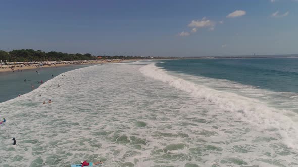 Kuta Beach in Bali Indonesia