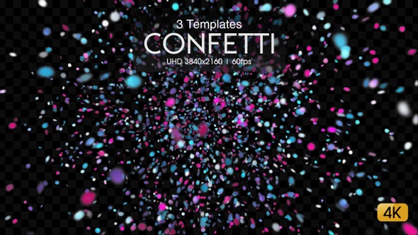free confetti after effects project file download