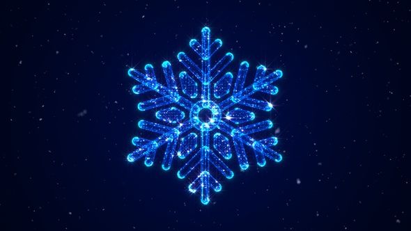 Snowflake 3 D Hologram V9
