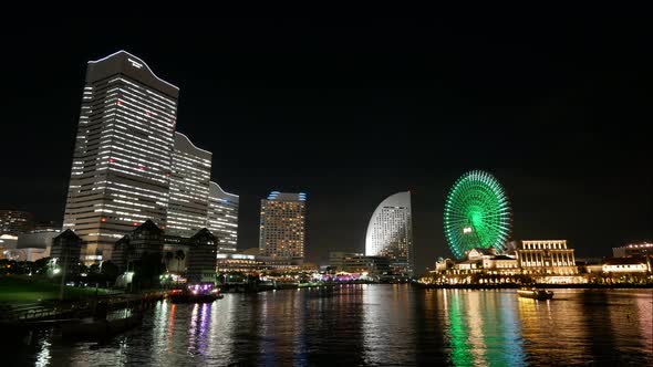 Beautiful building around Yokohama city in Japan