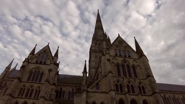 Motion Video Of The Historic Salisbury Cathedral Uk