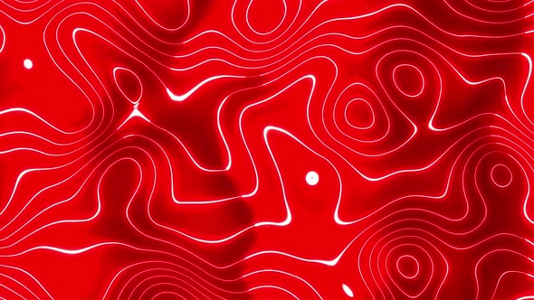 Red color abstract liquid line glowing wavy background. Vd 241