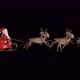 Santa Claus on a Reindeer Sleigh - VideoHive Item for Sale