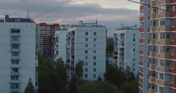 Time Lapse Troitsk City - Day To Night