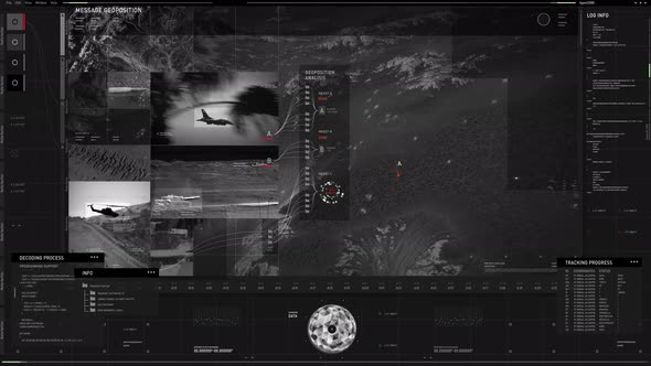 Military technology is searching for data about the enemy army base position alt