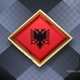 Albania Flag Rotating Badge 4K Looping with Transparent Background - VideoHive Item for Sale