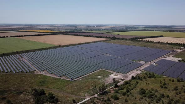  Large Field with Solar Panels