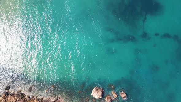 Aerial View of Paradise Bay in Malta