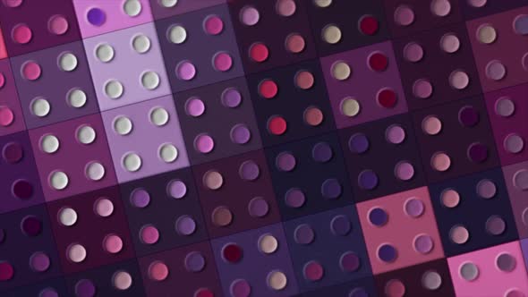 Colorful Mosaic Pattern with Squares and Dots alt