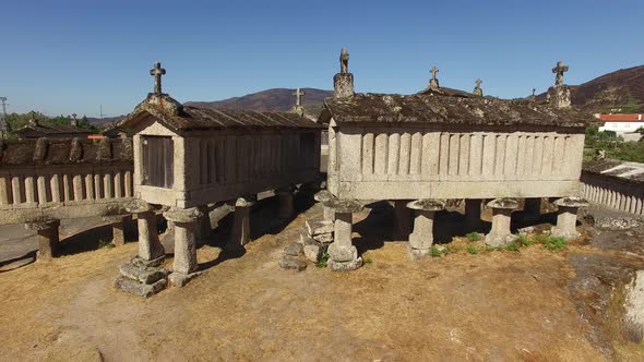 Famous Graniers of Soajo, Portugal