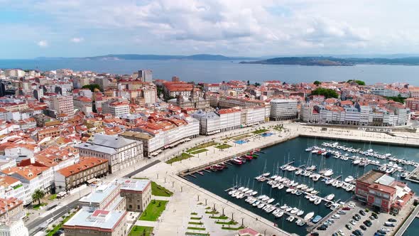 Beautiful City of Coruña Spain