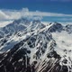 Aerial View from an drone of Beautiful Snowy Caucasus Mountain Landscape in Winter - VideoHive Item for Sale
