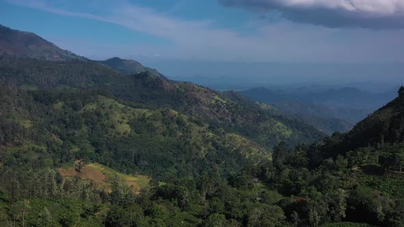 Aerial view of Little Adam's Peak, Ella, Sri Lanka