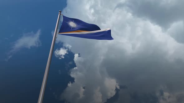 Marshall Islands Flag Waving 2K