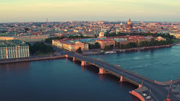 Aerial View of St, Petersburg 