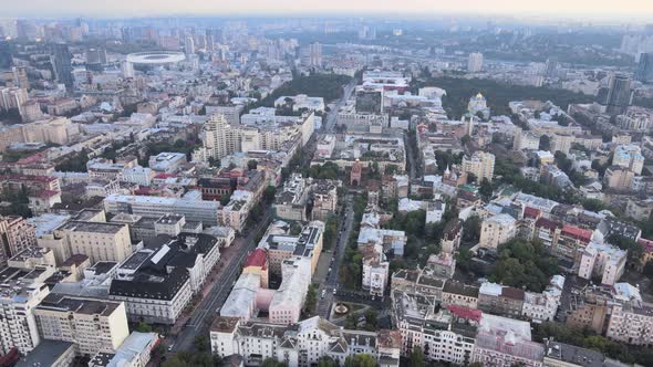 Kyiv, Ukraine Aerial View of the City. Kiev