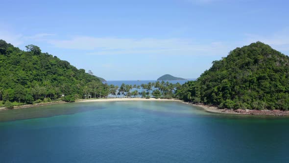 Aerial View of Koh Ngam in Koh Chang Trat Thailand