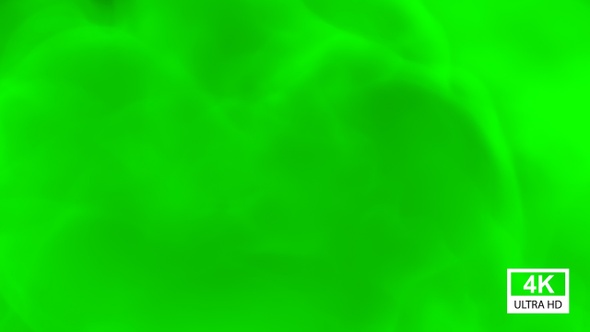 Green Color Smoke 4K
