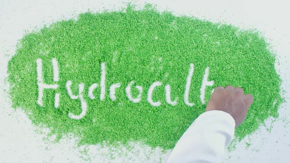 Green Hand Writing   Hydroculture