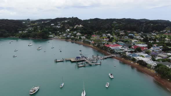 The Scenic and Peaceful Seaside Village of Russell at the Bay of Islands